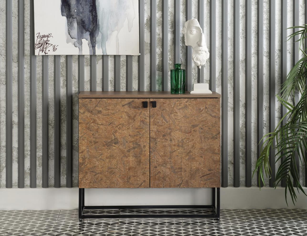 Avenir 2 Door Console (Lexington/Xelio Oak) - Home Store Furniture