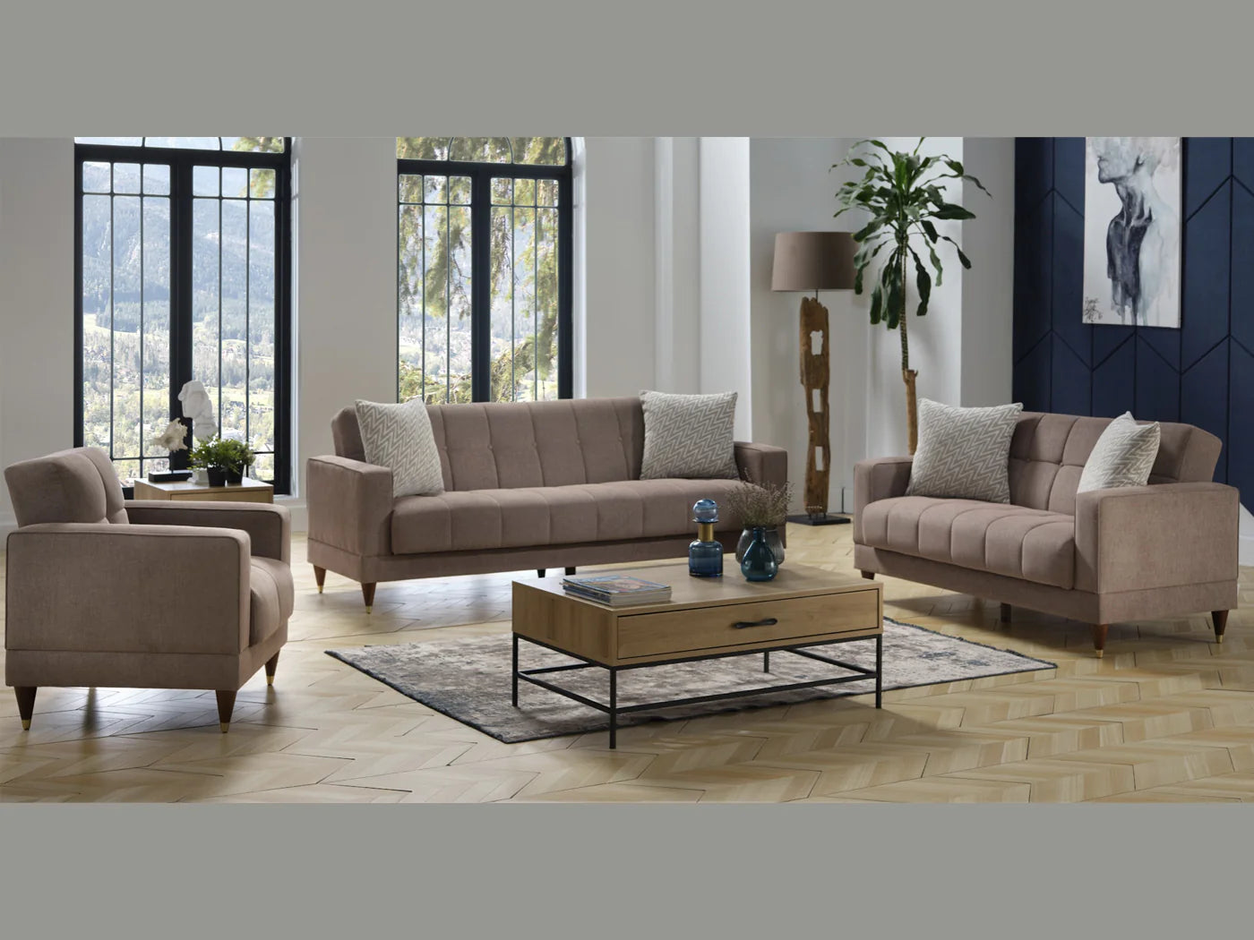 Camilla 3 Seat Sleeper - Home Store Furniture