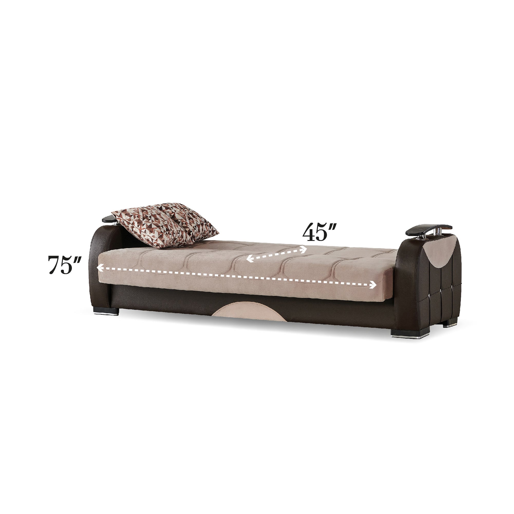 Dubai 3 Seat Sleeper - Home Store Furniture