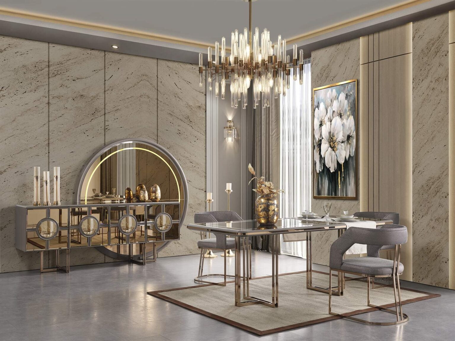 Evita Dining Set - Home Store Furniture