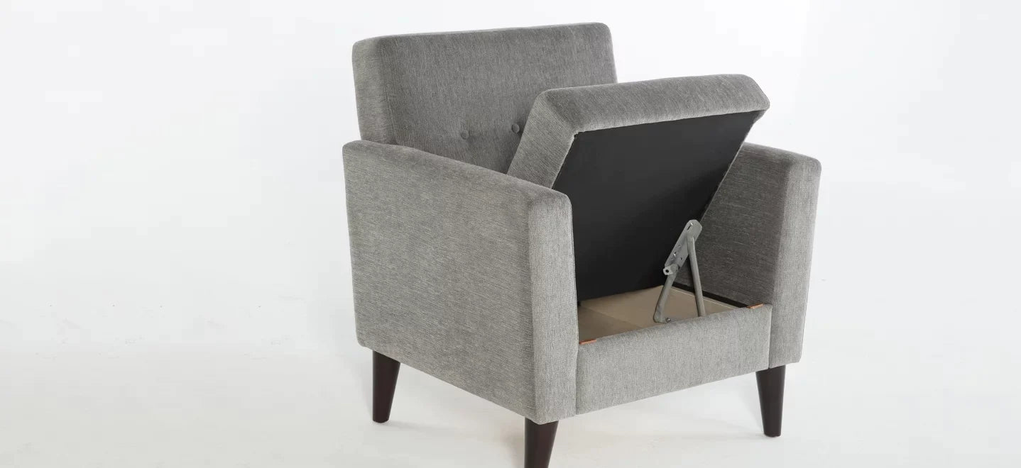Theo Accent Chair+Ottoman - Home Store Furniture