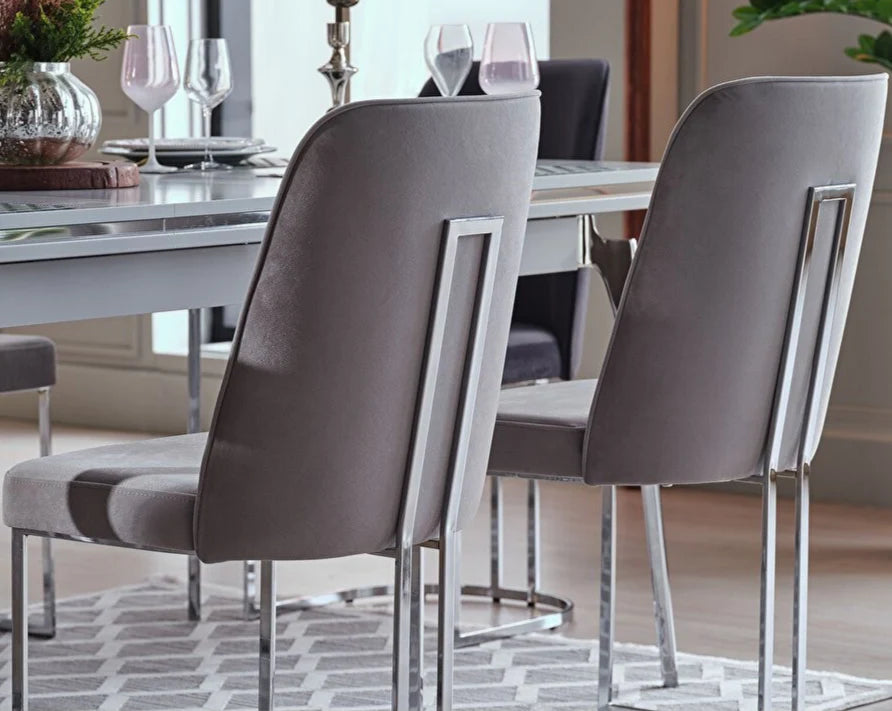 Loretto Dining Set (Table & 6 Chairs) - Home Store Furniture