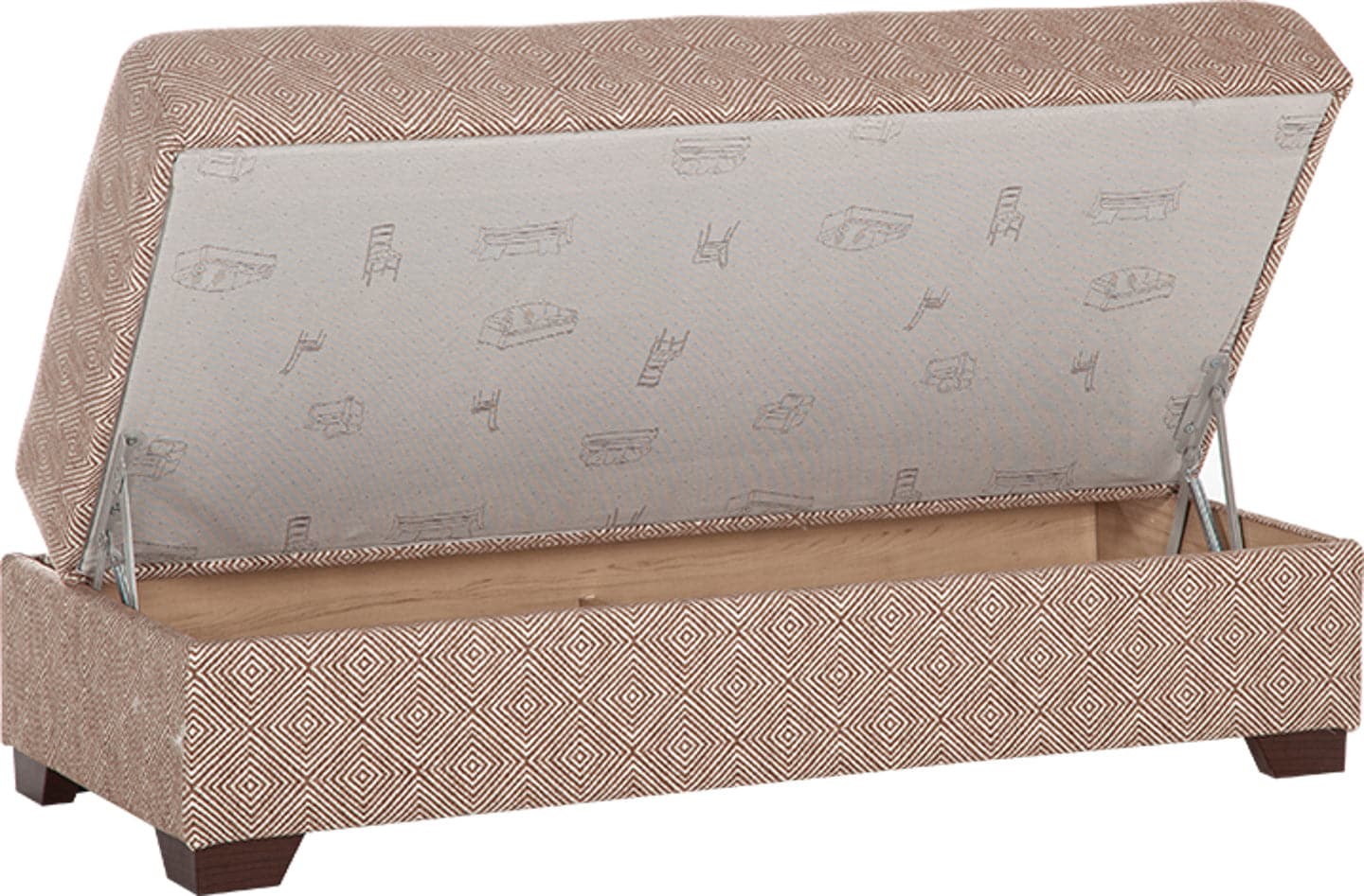 Tahoe Storage Ottoman - Home Store Furniture