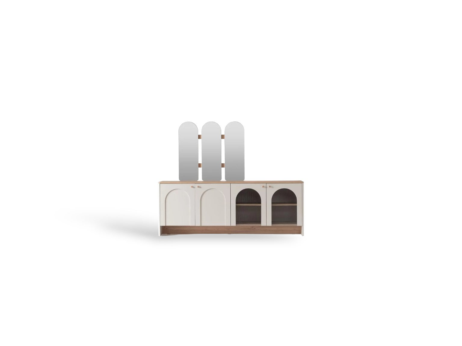 Mira Buffet & Mirror - Home Store Furniture