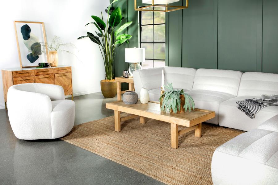 Atlas White 6 PC Sectional - Home Store Furniture