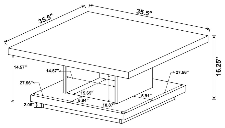 Lydia Coffee Table - Home Store Furniture