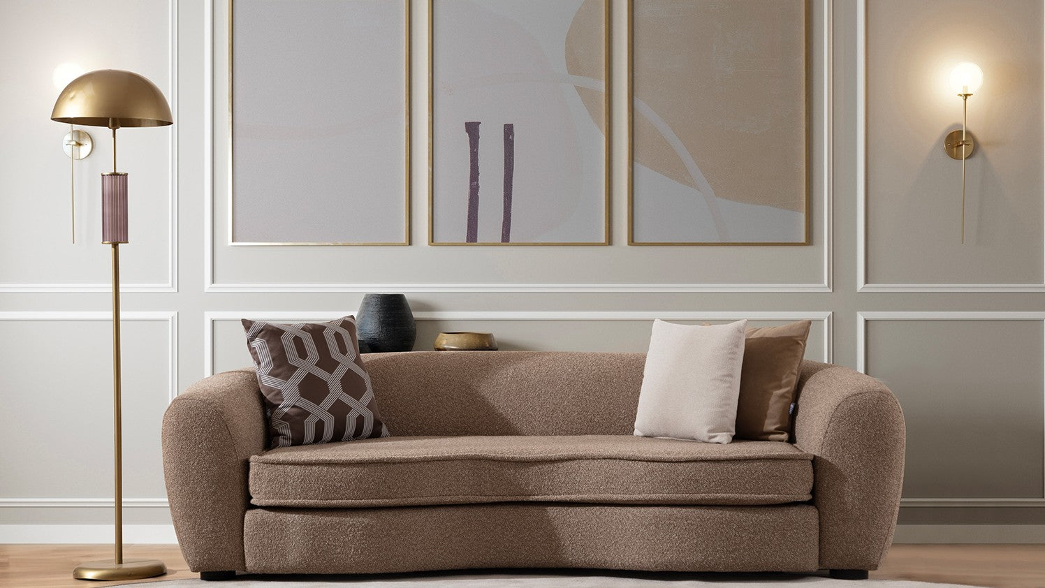 Montana 90" Bouclé Sofa