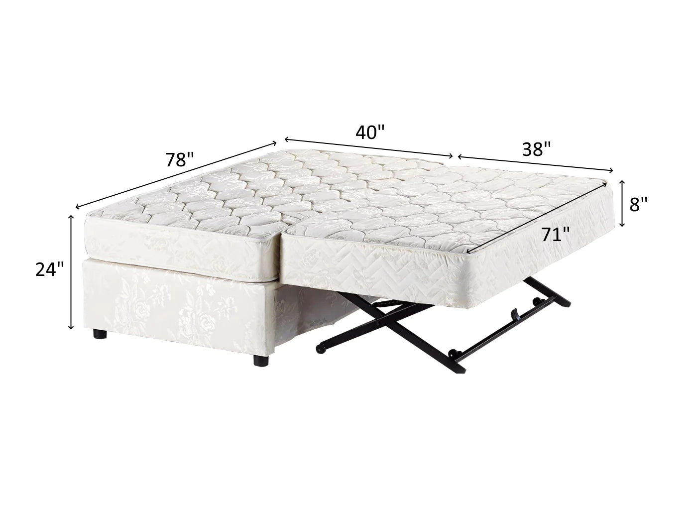 Alize High Riser with Extra Mattress - Home Store Furniture