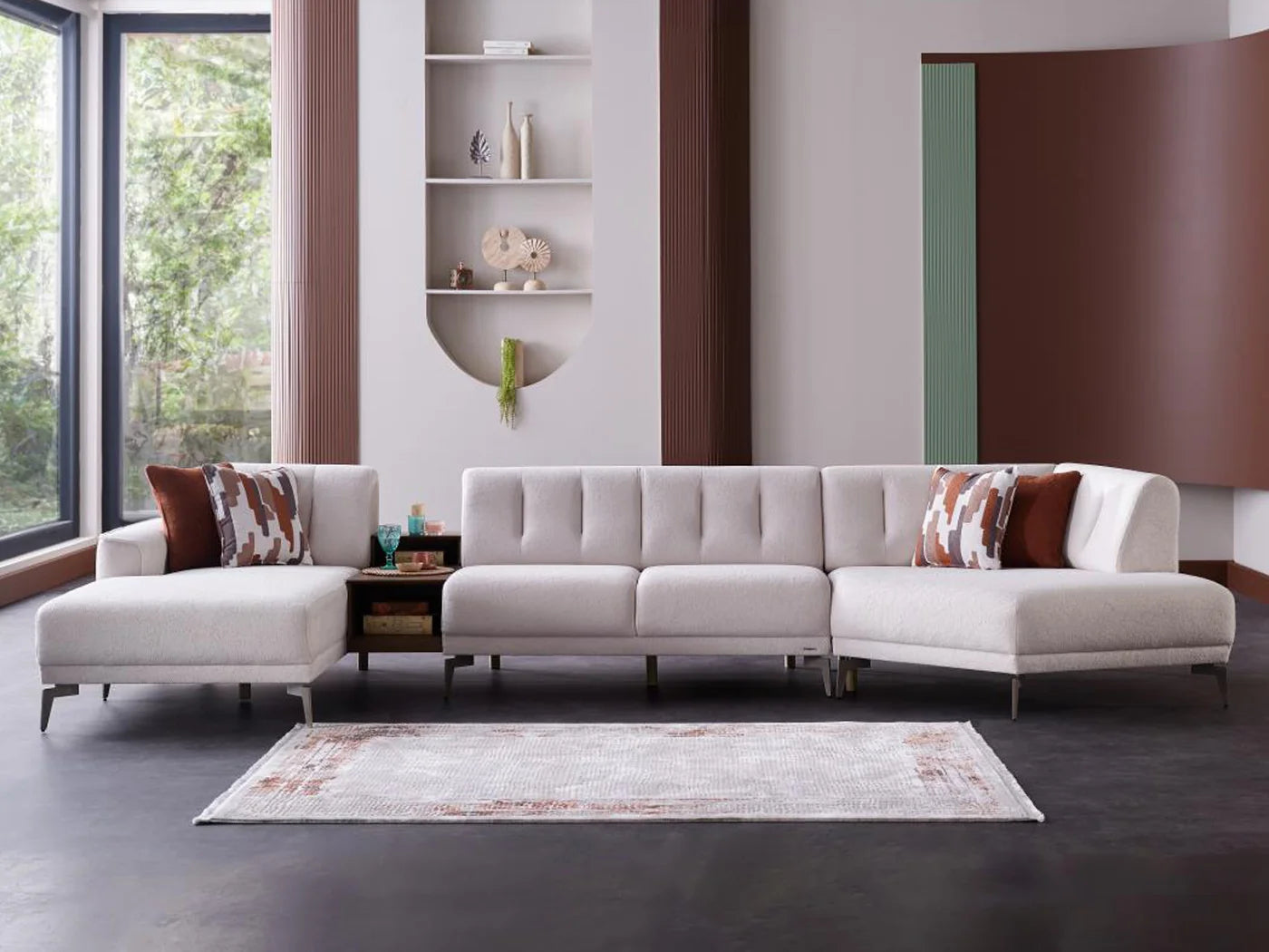 Atlanta Sectional - Peru Cream