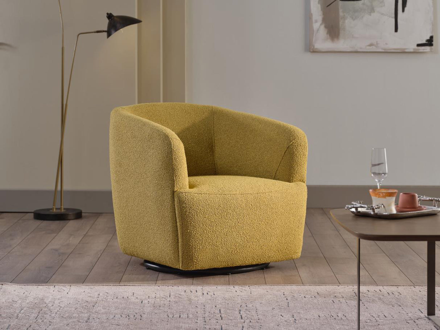 Picasso Swivel Armchair