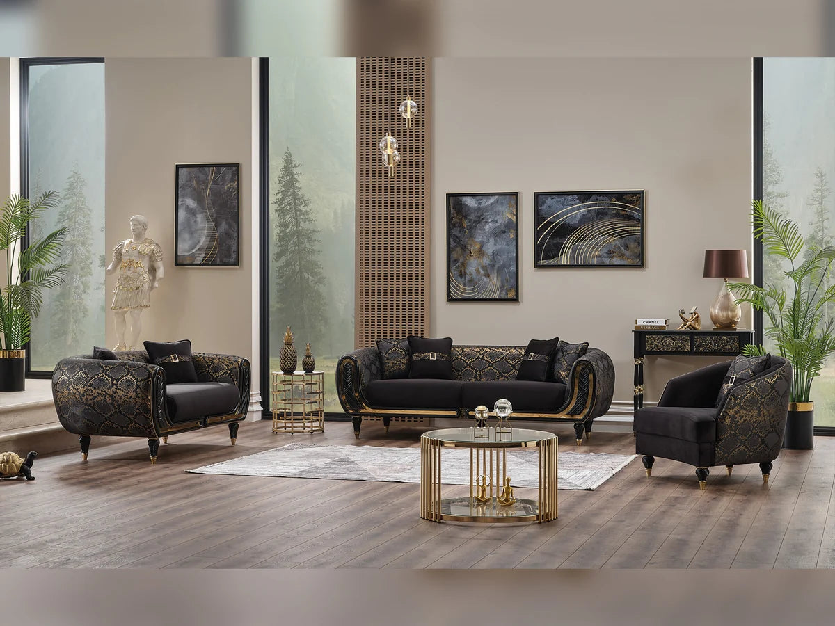 Lima 3-pieces Sofa Set (Sofa & Loveseat & Chair)