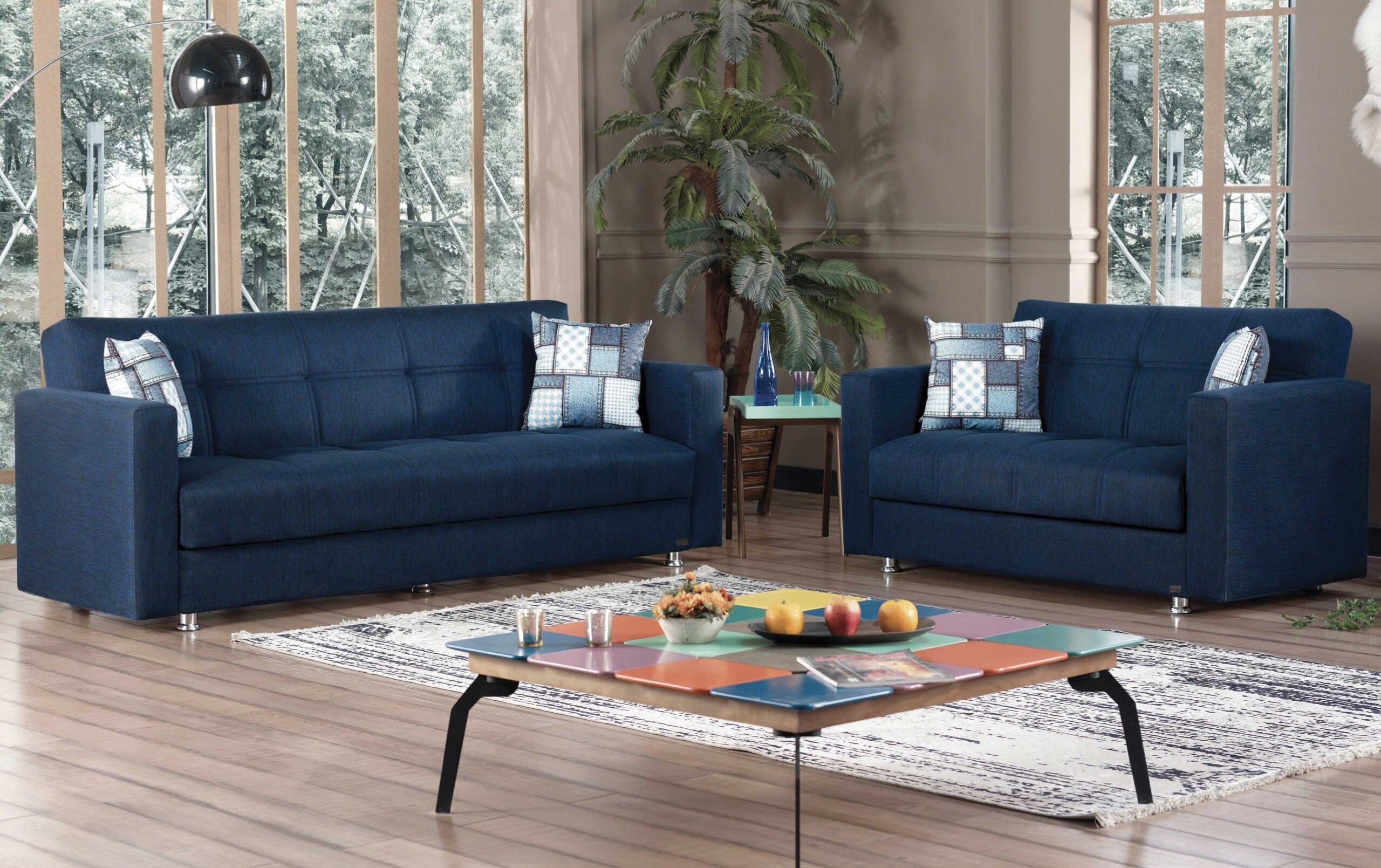 Miami Set (Sofa & Loveseat) - Home Store Furniture