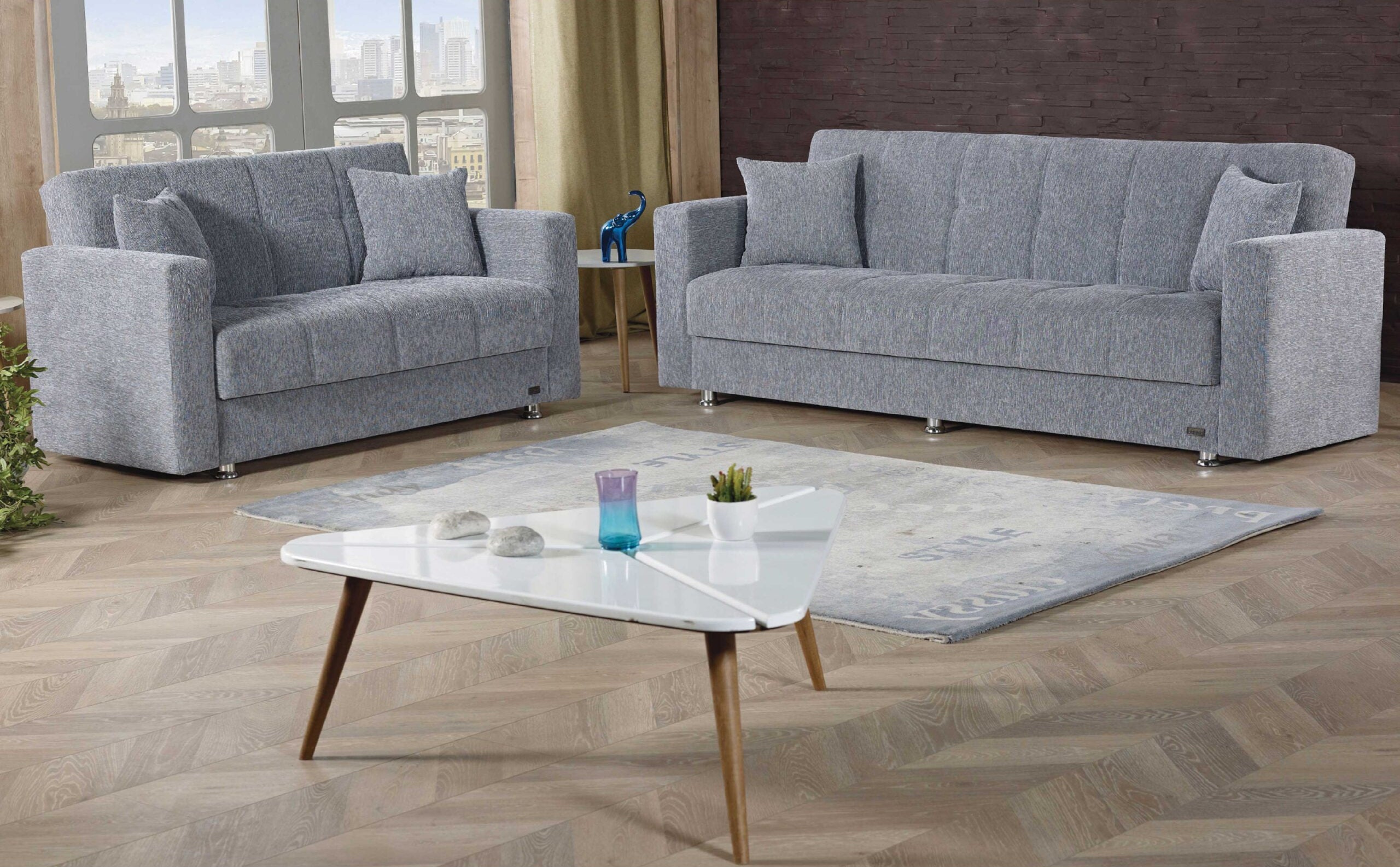 Niagara Set (Sofa & Loveseat) - Home Store Furniture