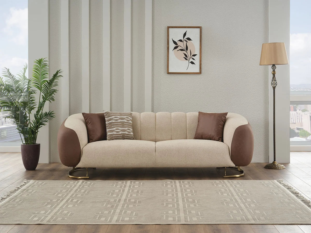Palmera 3-pieces Sofa Set (Sofa & Loveseat & Chair)