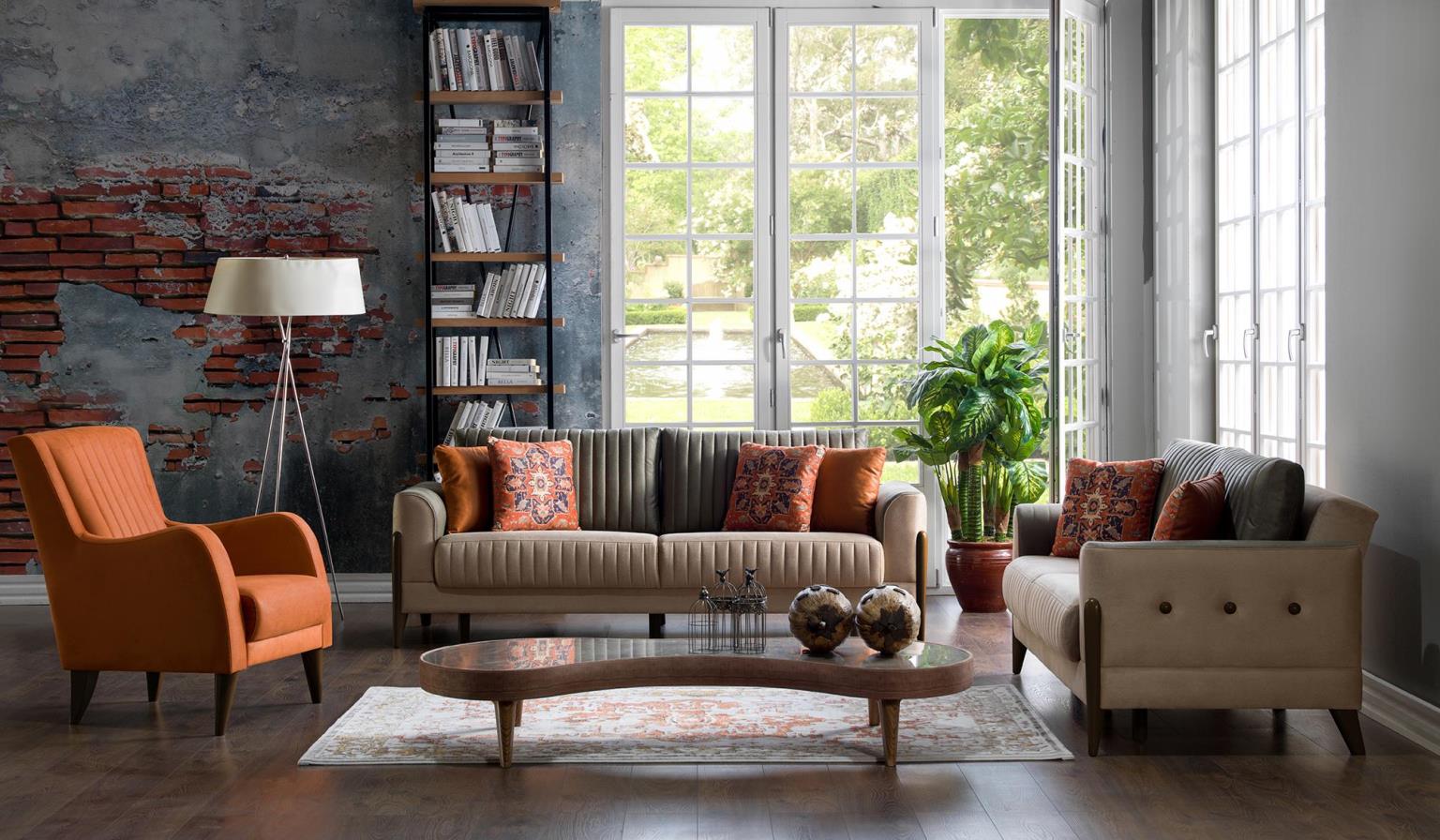 Piero Set (Sofa & Loveseat & Chair) - Home Store Furniture