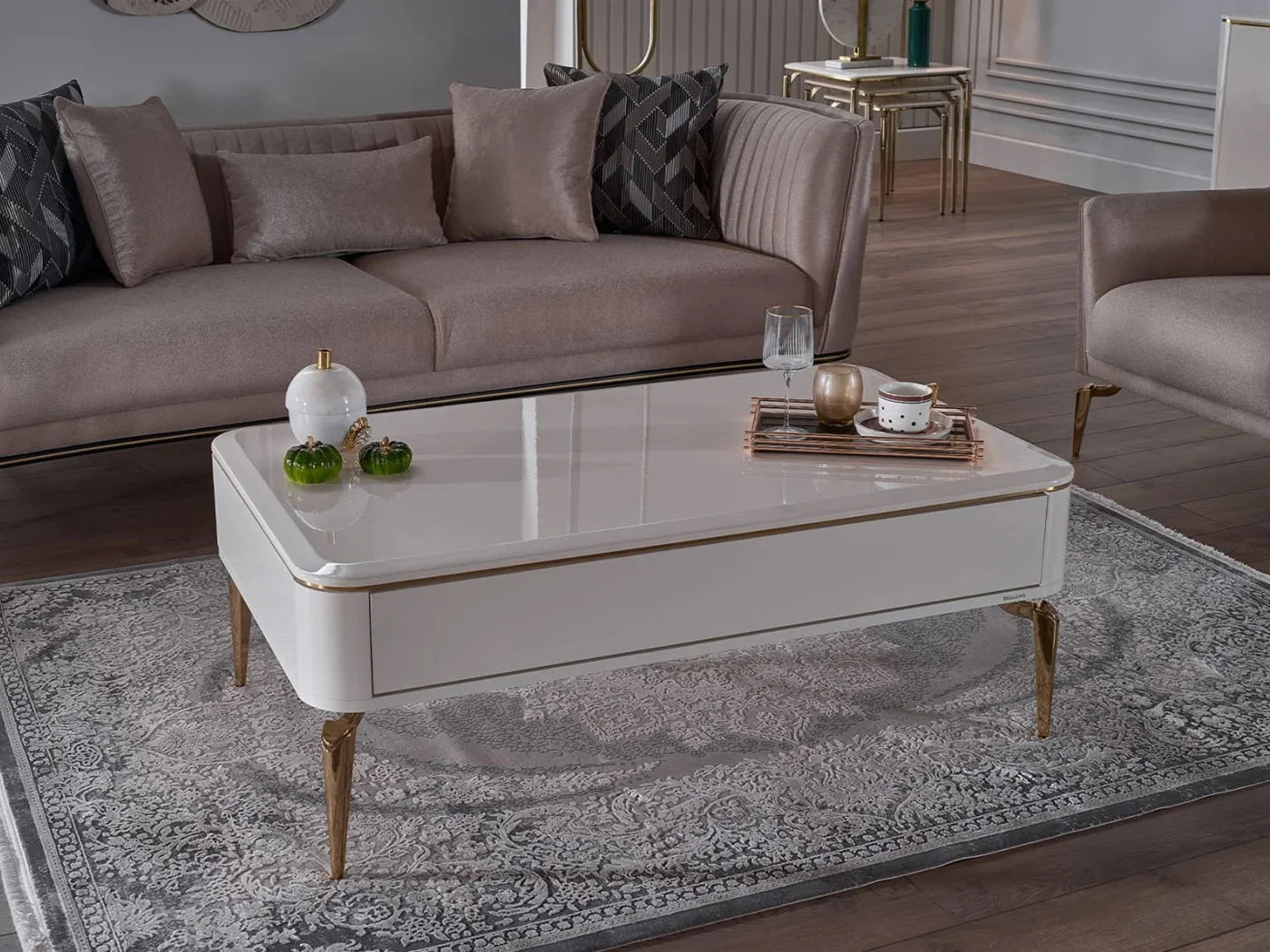 Plaza Coffee Table [Ivory]