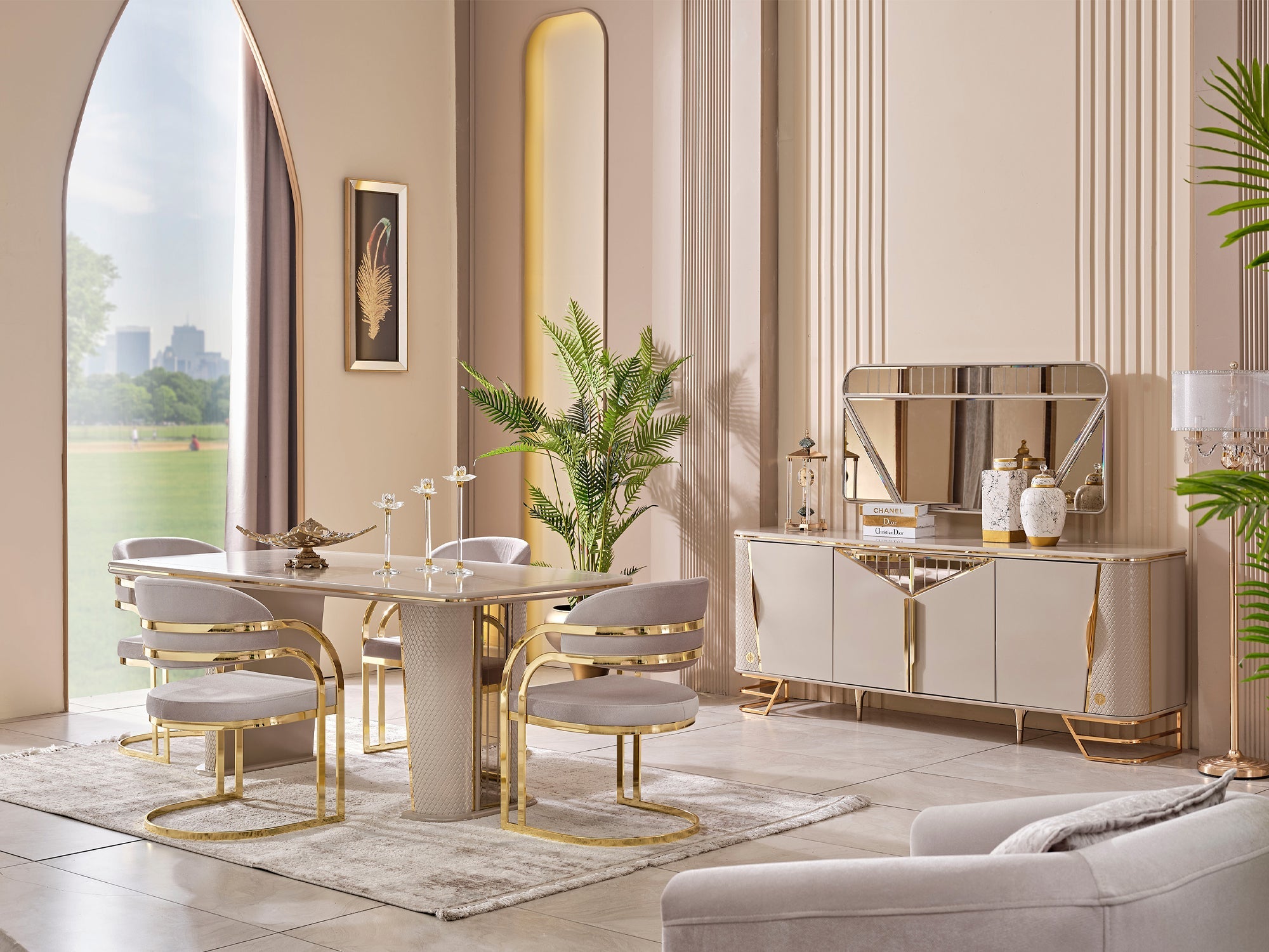 Romans 6 Person Dining Set