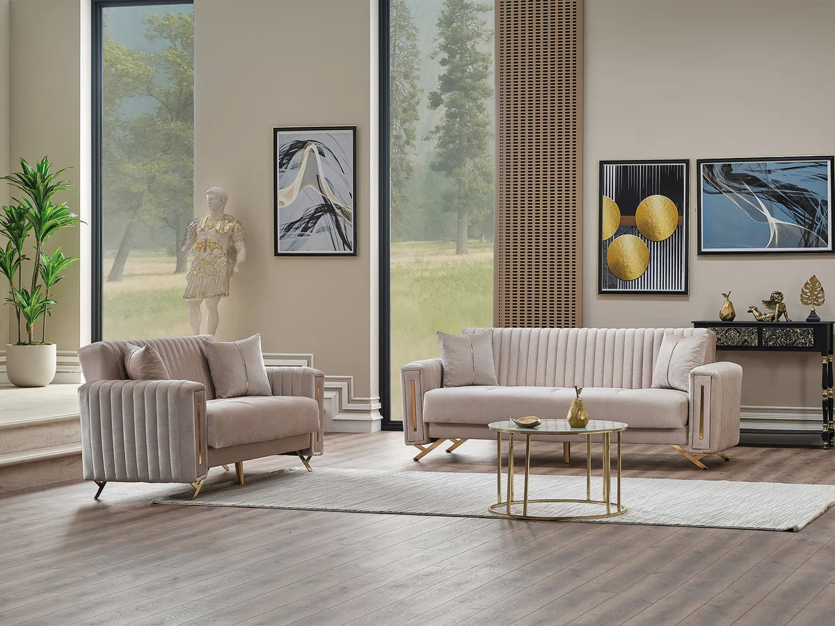 Senfoni 3-Piece Sofa Set (Sofa + Loveseat + Chair)