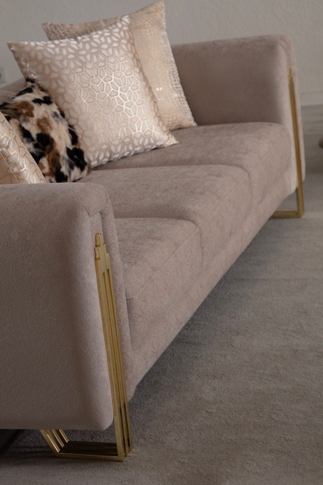 Nova Sofa (Gold) - Home Store Furniture