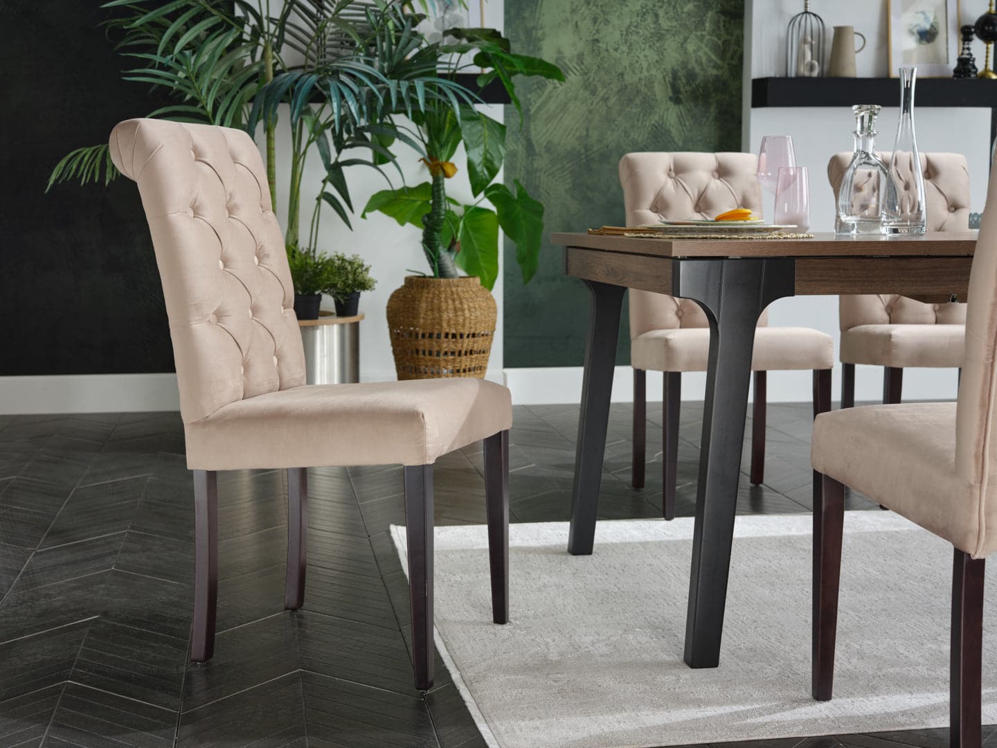 Jaymes Dining Chair (2pcs) - Home Store Furniture