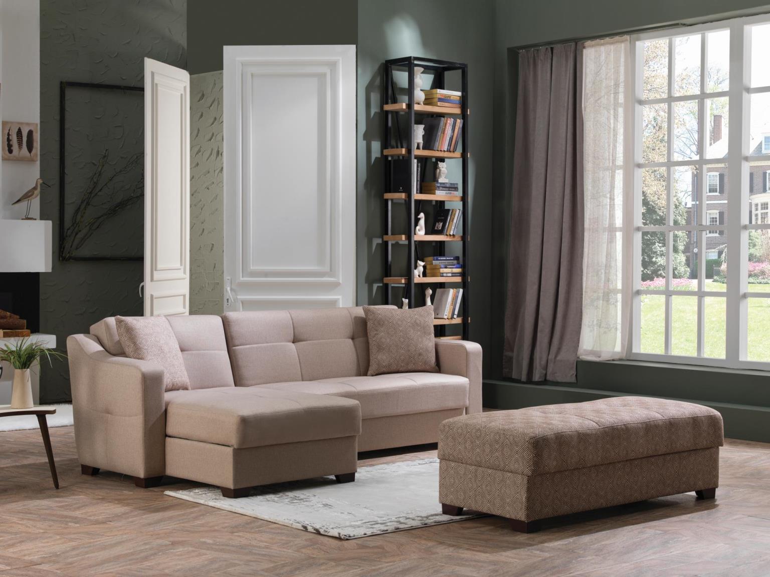 Tahoe Set (Sectional Sofa & Ottoman) - Home Store Furniture