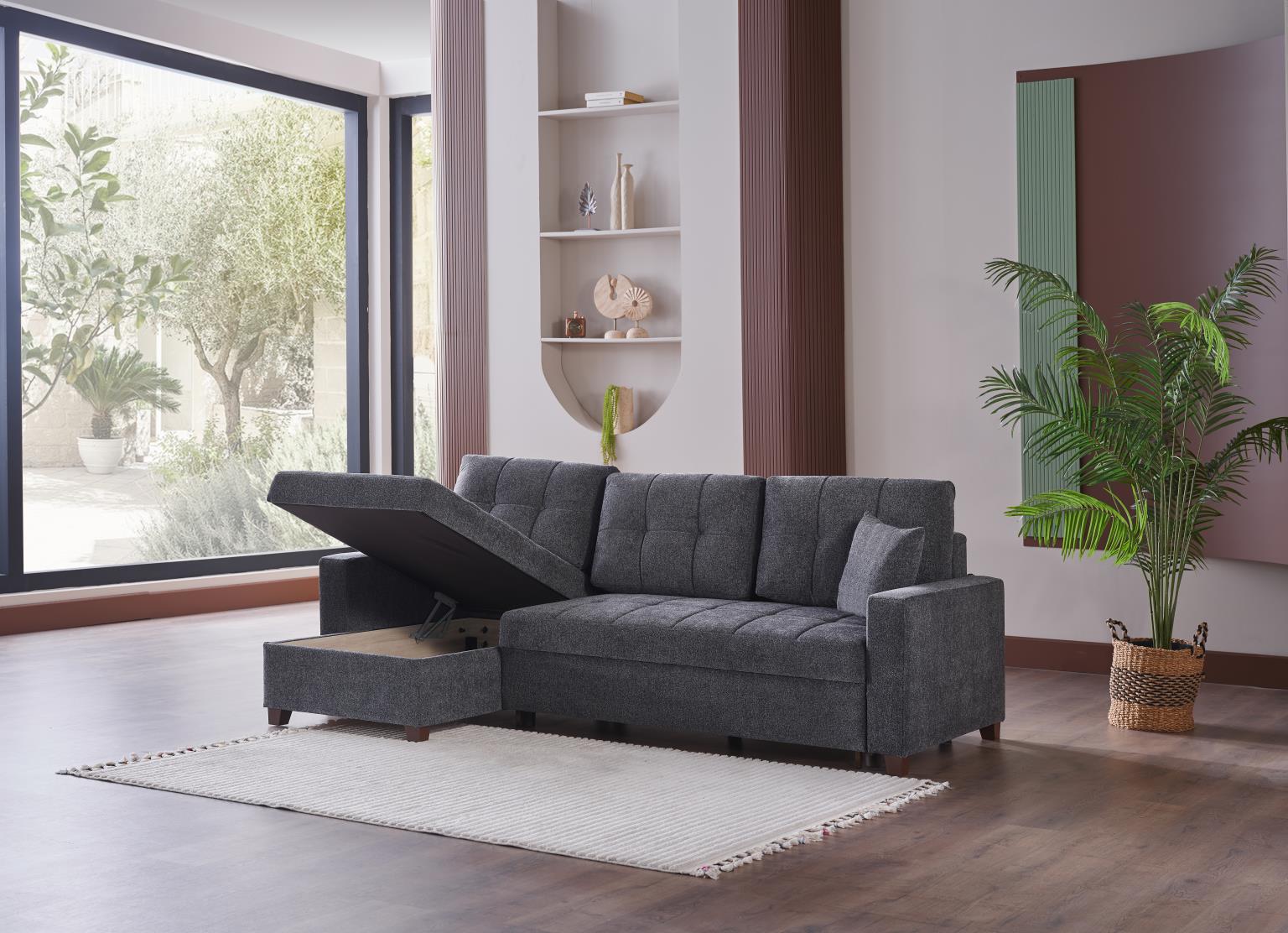 Mocca Sectional - Home Store Furniture