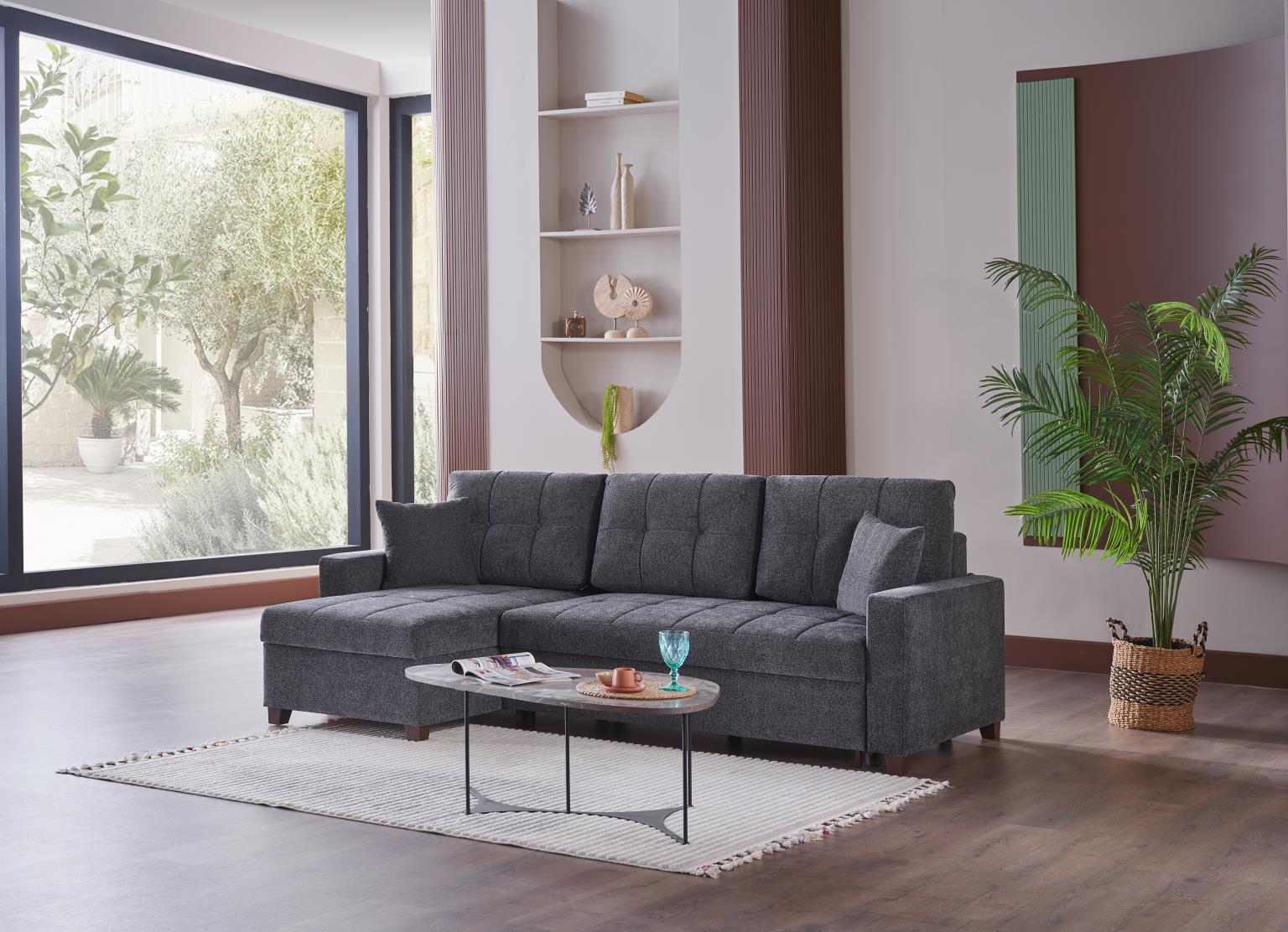 Mocca Sectional - Home Store Furniture