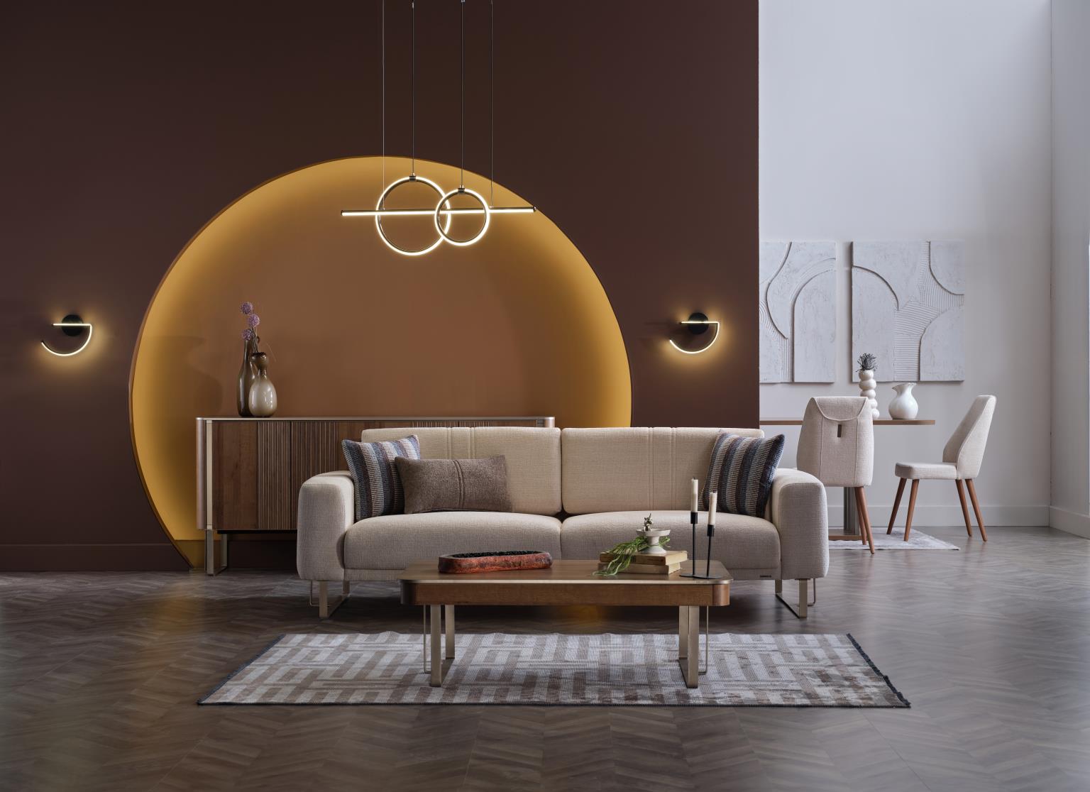 Mirante Set (Sofa & Loveseat & Chair) - Home Store Furniture